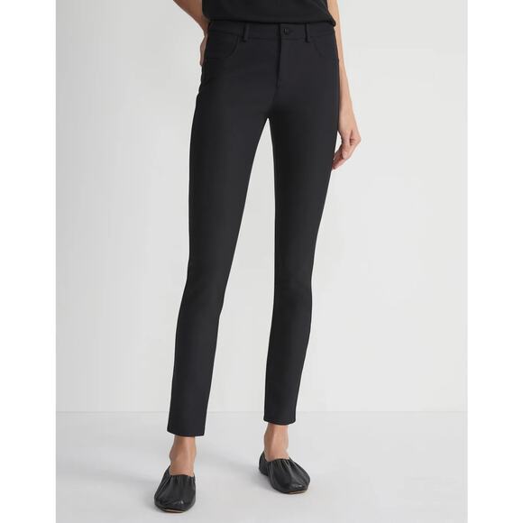 Lafayette 148 Mercer Pant, Black Stretch, Size 4 - Picture 1 of 7